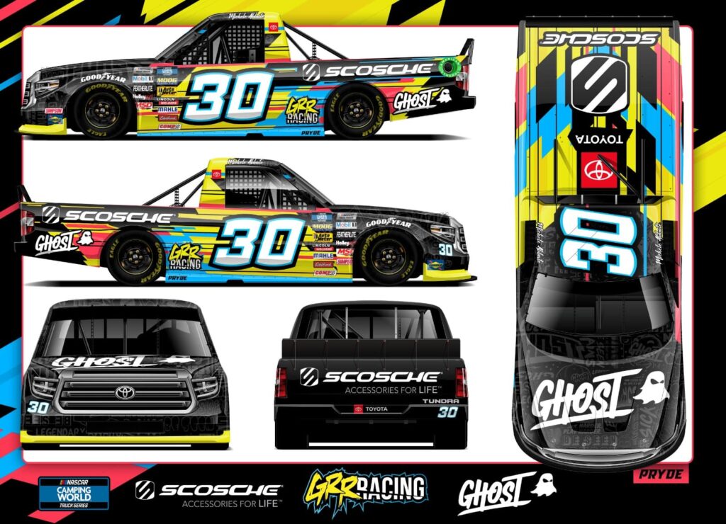 Michele Abbate NASCAR #30 Scosche Toyota Tundra