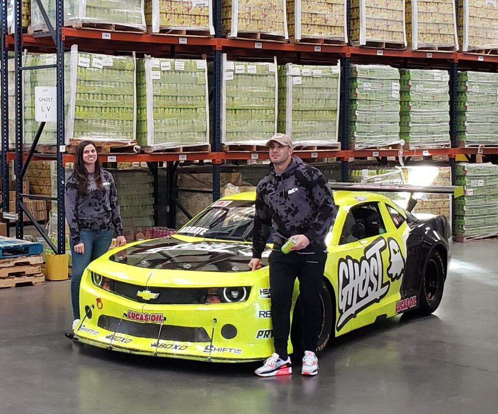 Ghost Energy sponsors Michele Abbate in her TA2 Camaro