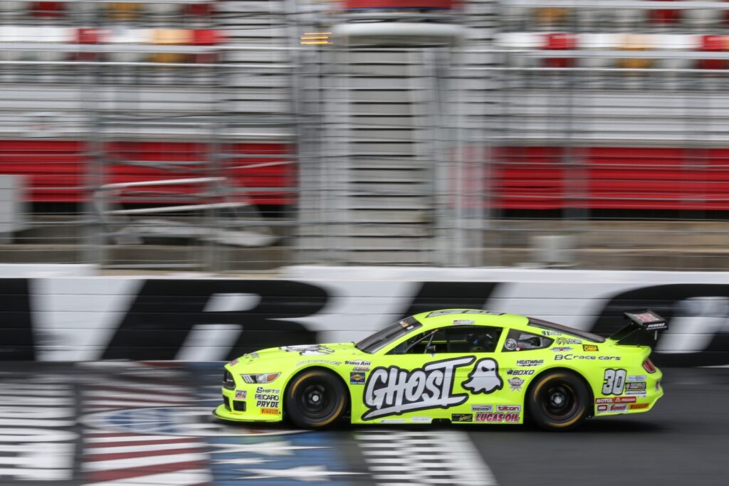 Michele Abbate finishes 14th overall at Charlotte in the #30 Ghost Energy TA2 Mustang prepped by BC Race Cars