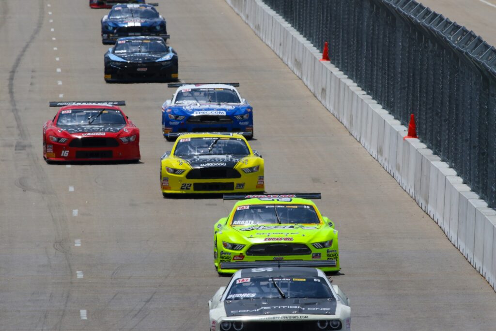 Trans Am TA2 cars at the Music City Grand Prix