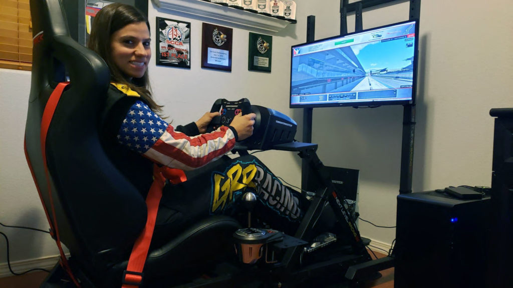 Michele Abbate driving NLR GTtrack Sim